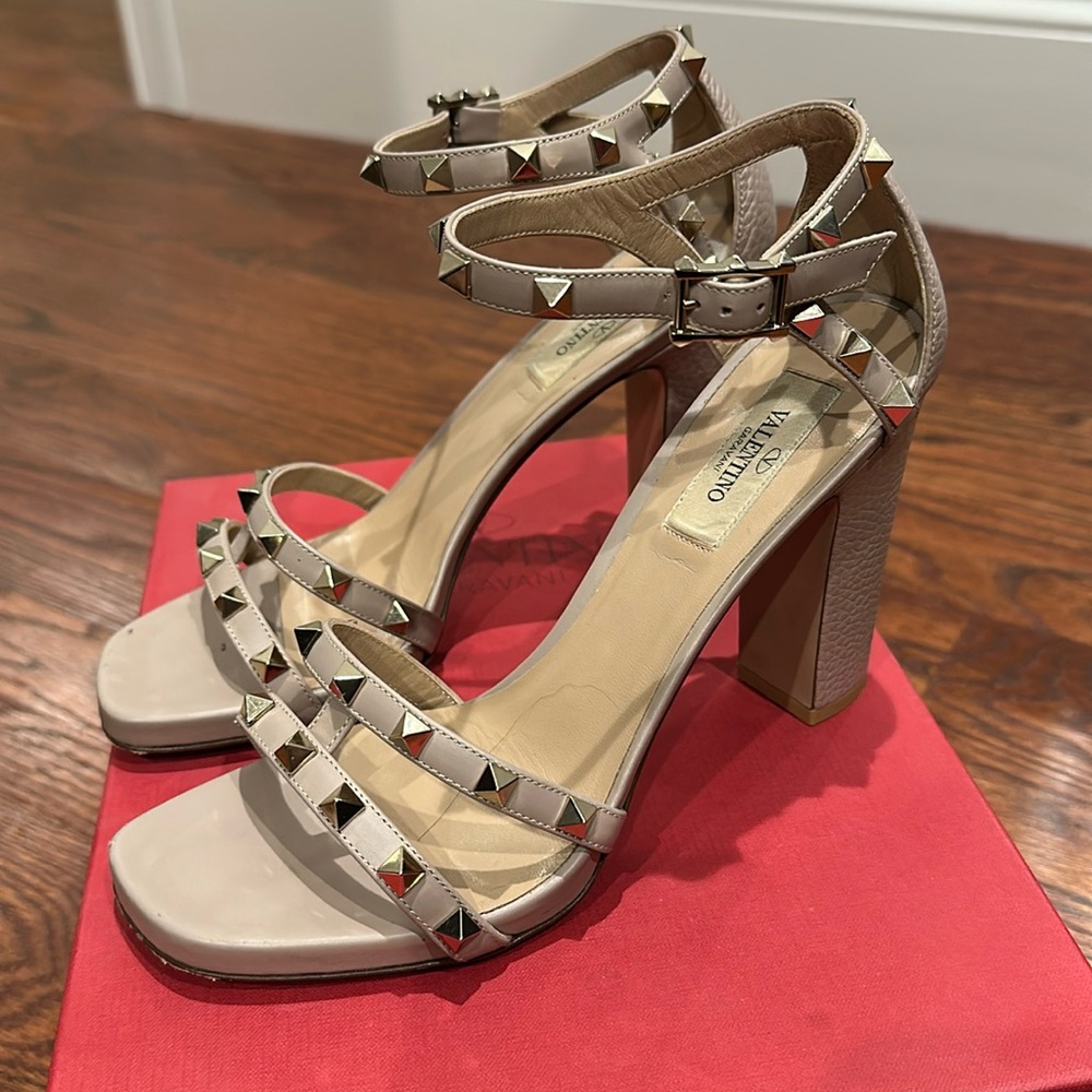 Valentino Women’s Rockstud High Heeled Sandal